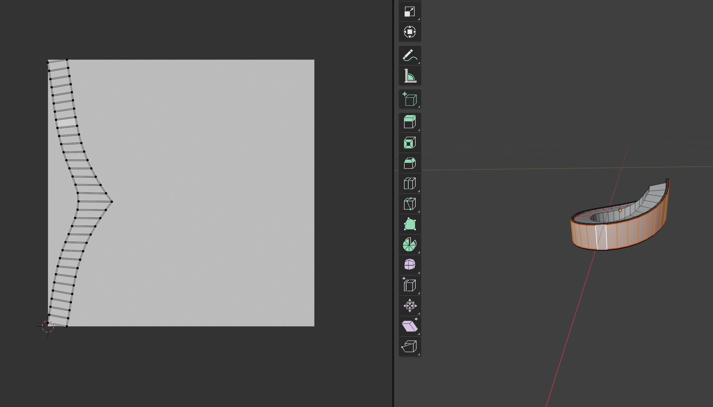 uv showing main part of band